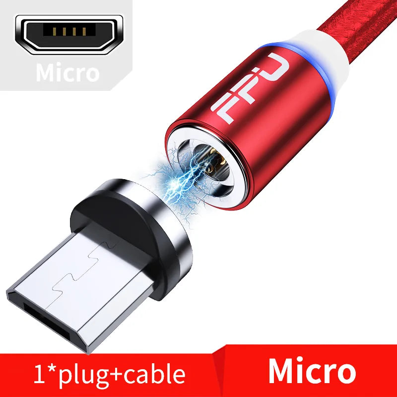 1m  2m 3m pack Micro USB LED Charging Cable