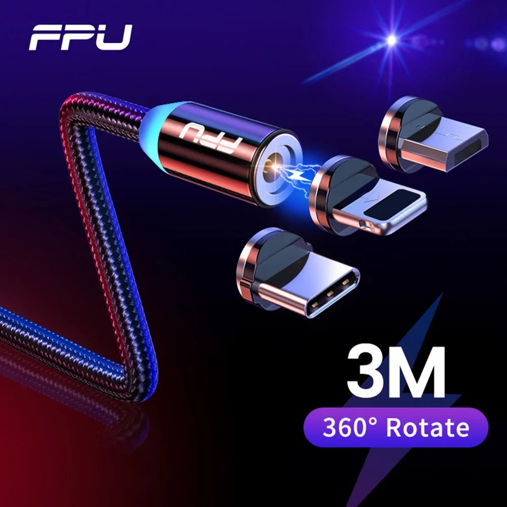 1m  2m 3m pack Micro USB LED Charging Cable